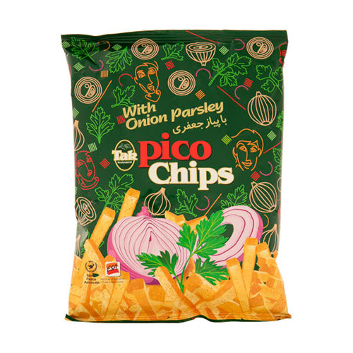 27 خلالي پياز و جعفري پيکو چيپس - 70 گرم