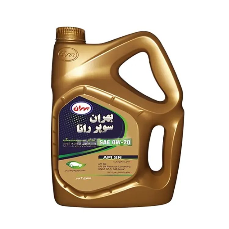 روغن موتور بهران سوپر رانا SN 0W20 حجم 4 لیتر