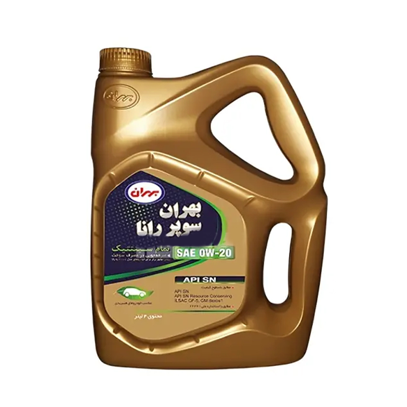 روغن موتور بهران سوپر رانا SN 0W20 حجم 4 لیتر روغن موتور بهران سوپر رانا SN 0W20 حجم 4 لیتر