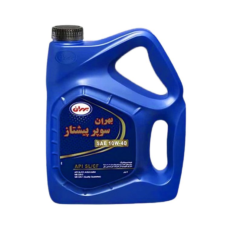روغن موتور بهران سوپر پیشتاز SL 10w40 حجم 4 لیتر